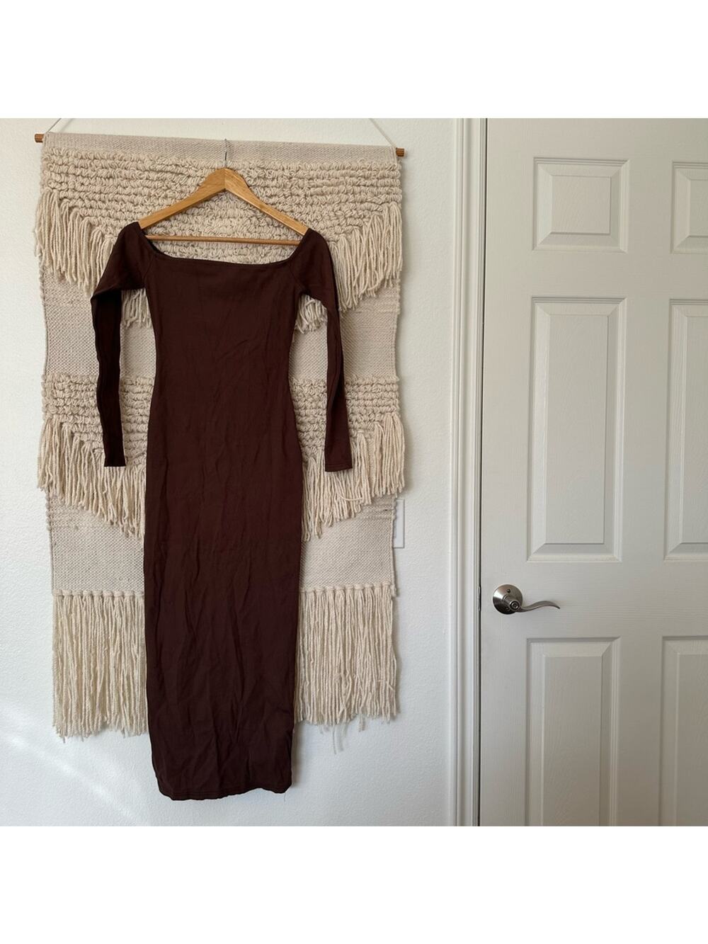 Bumpsuit Sculpting Off the Shoulder Ribbed Dress NWT